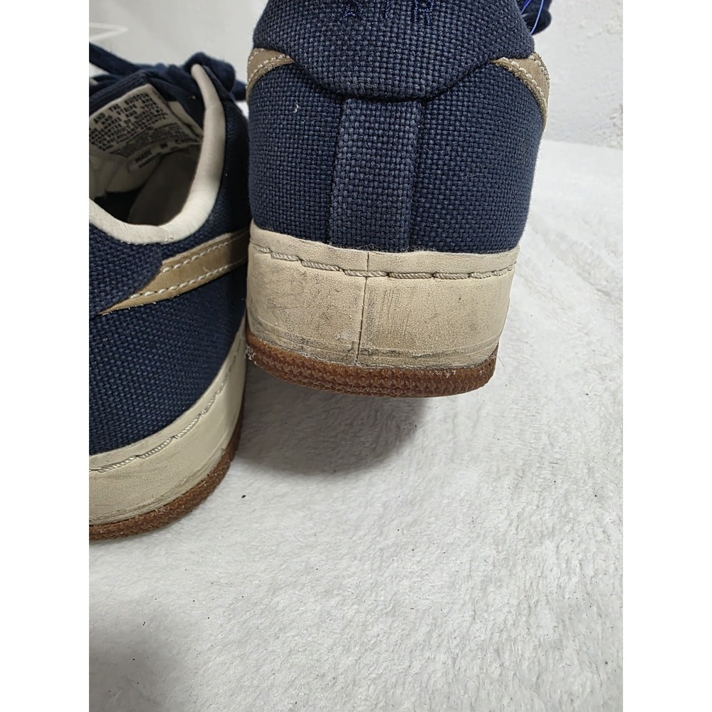 Nike Air Force 1 Low Supreme '07 Mens  Midnight Navy Shoes Size 8 - Picture 8 of 13